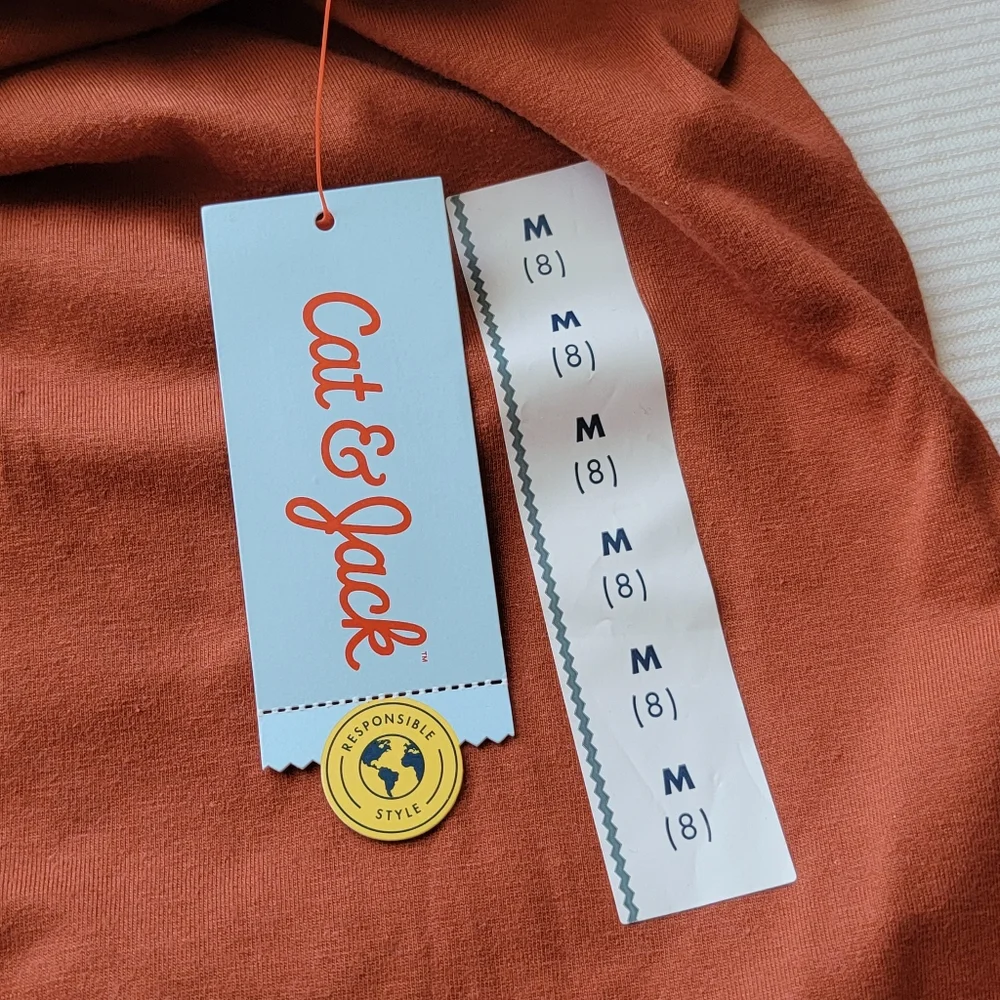 Long Sleeve Ruffle Long Sleeve T-Shirt | Chestnut | Cat & Jack